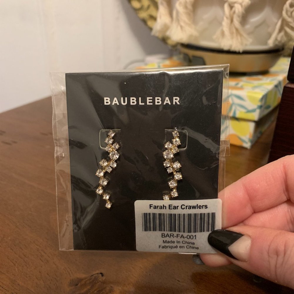BaubleBar Farah Ear Crawler Earrings